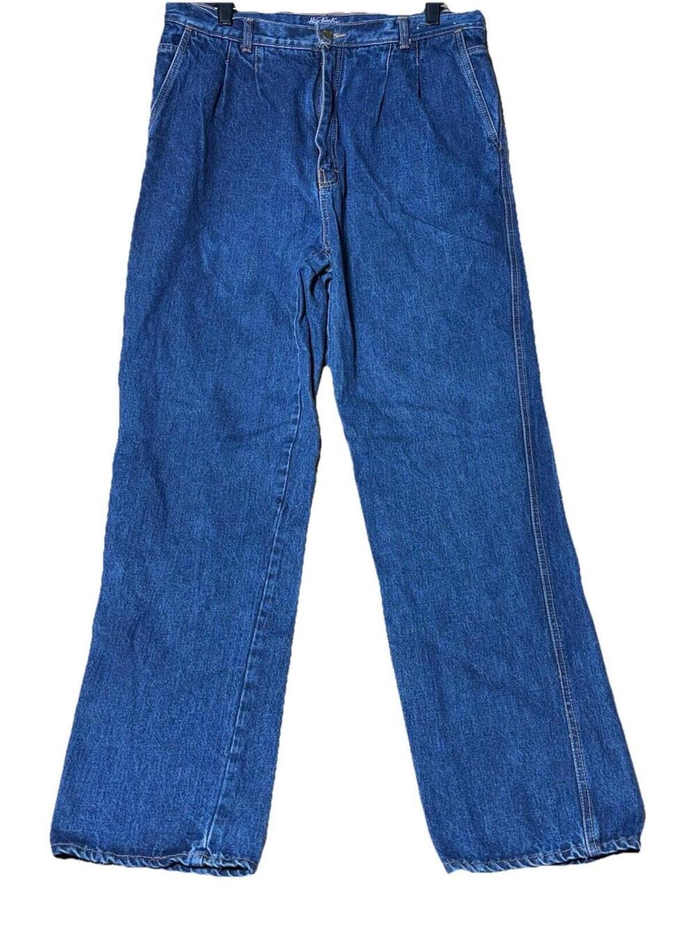 Vtg 80s 90’s Hugo Valentino Jeans Mens 1980s 33x32 Dark Wash